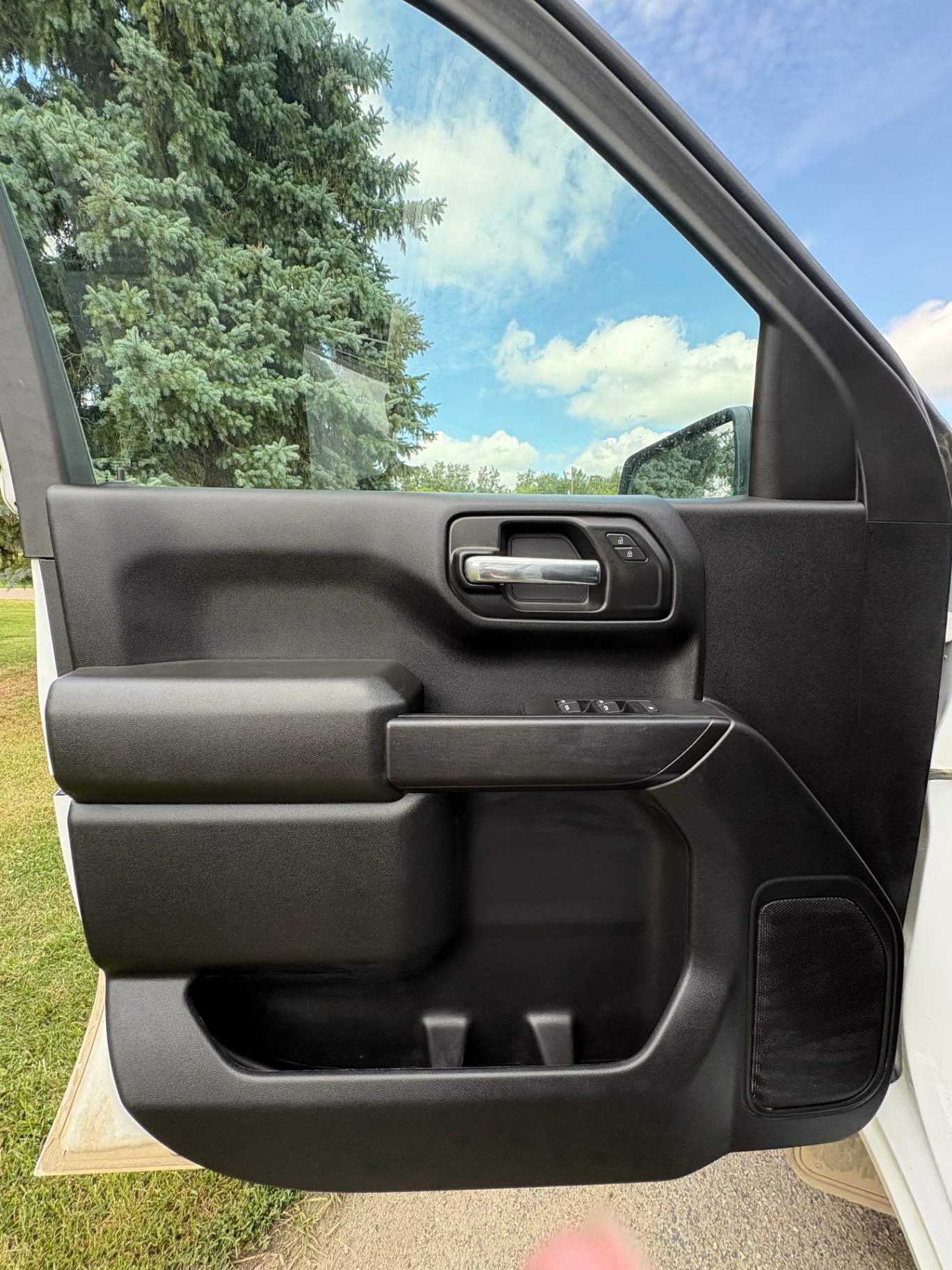 Truck door panel — after Draude Interior Detailing