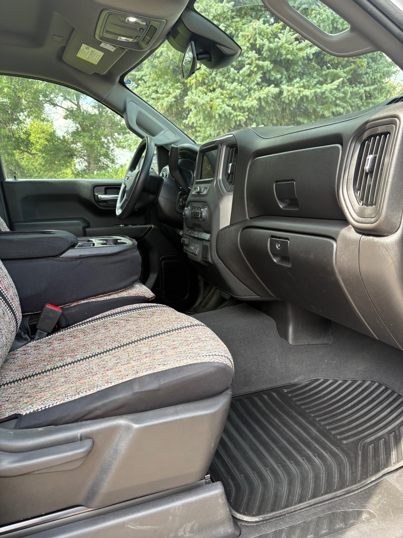 Truck dash & floor — after Draude Interior Detailing