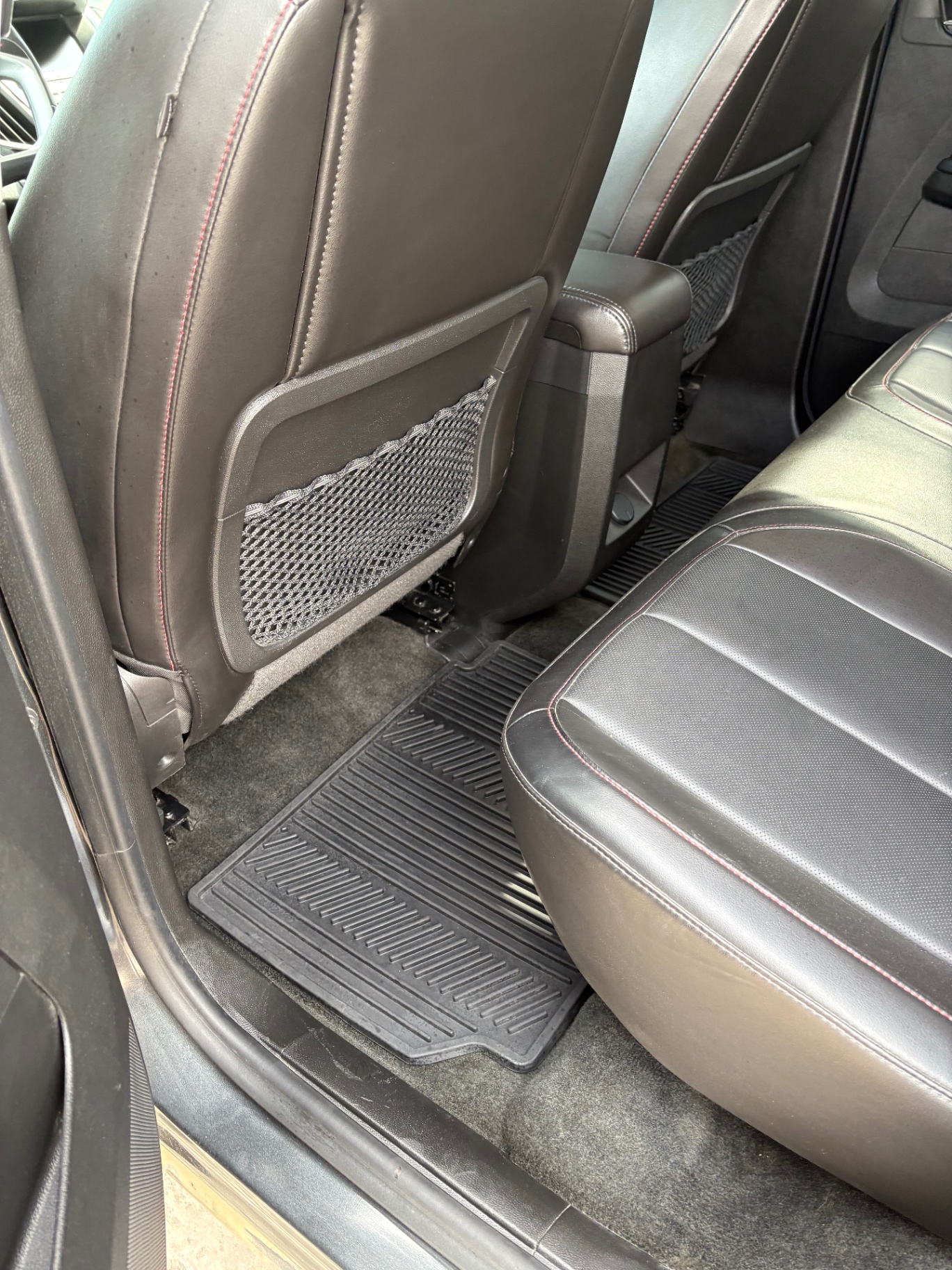 SUV rear seats & floor — after Draude Interior Detailing