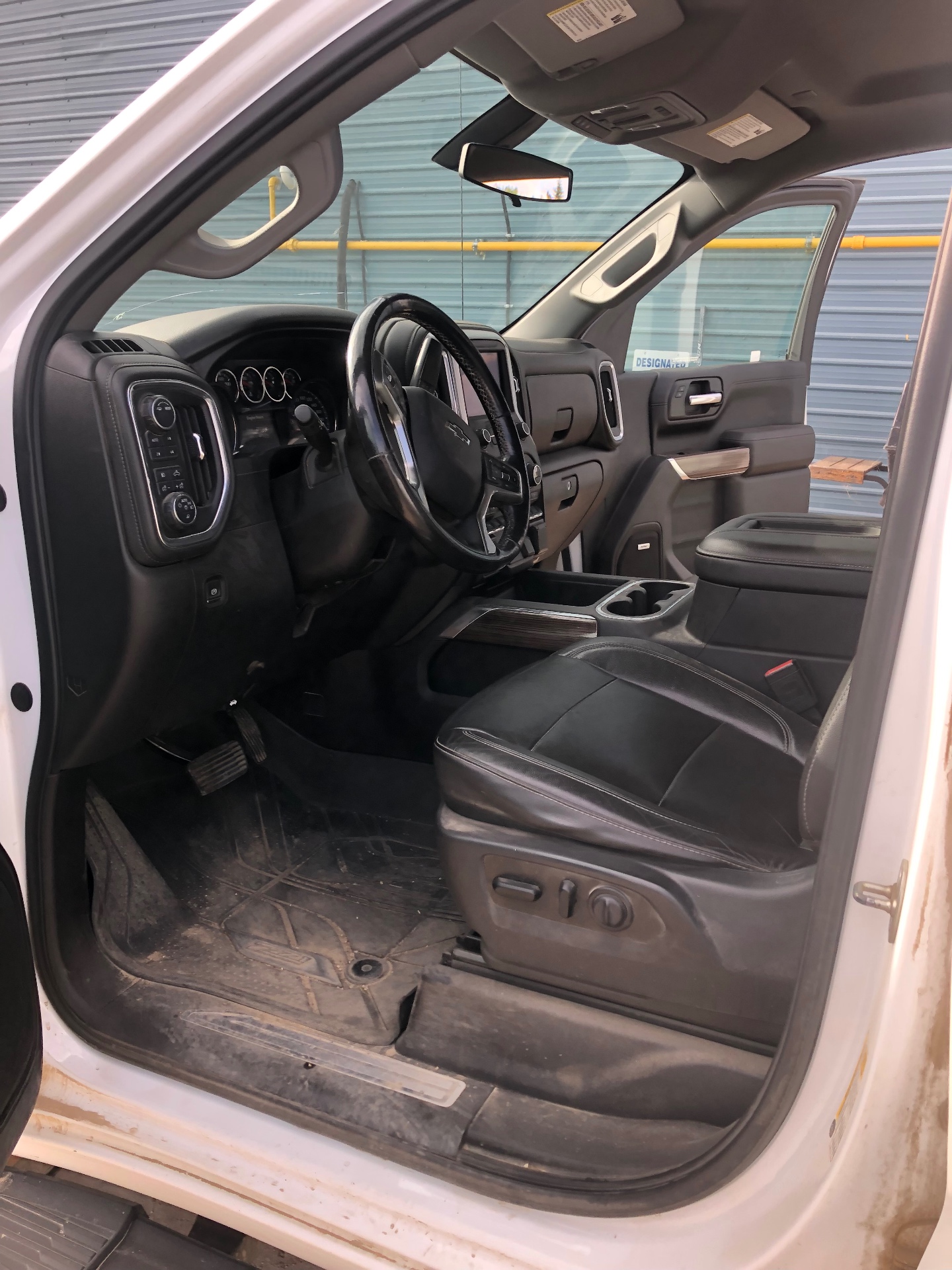 Truck front cabin — before Draude Interior Detailing